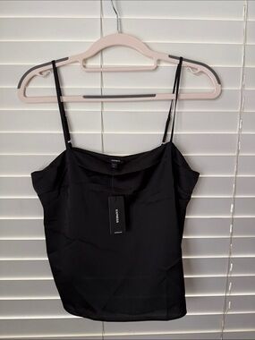 Express Black Cowl Neck Spaghetti Strap Camisole